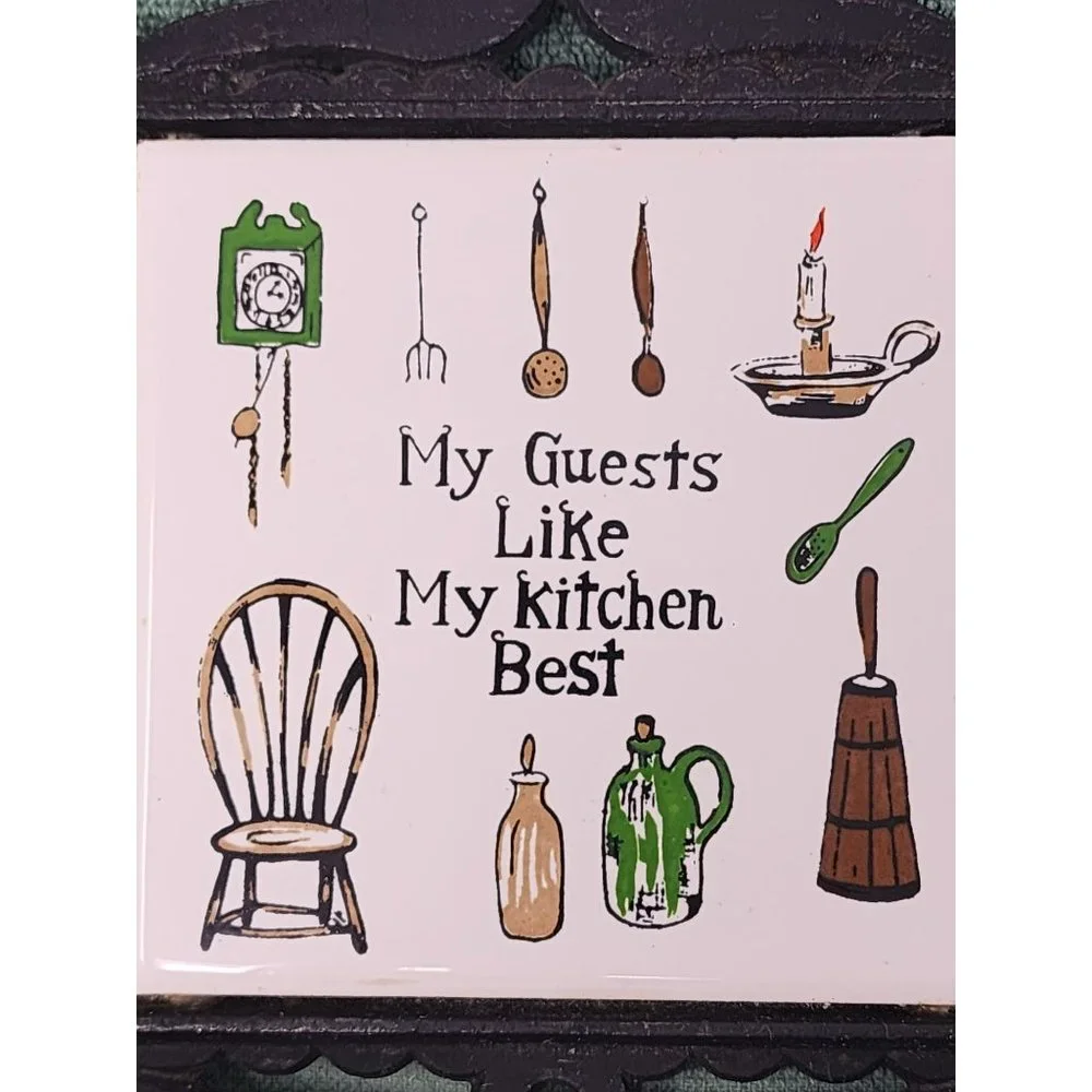 Vintage Trivet Cast Iron Hot Plate Country Farmhouse Decor‎ Retro Wall Hanging